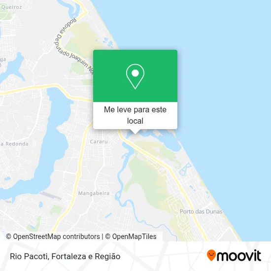 Rio Pacoti mapa
