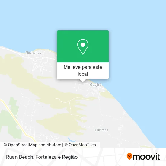 Ruan Beach mapa