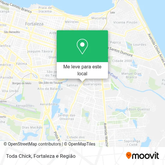 Toda Chick mapa
