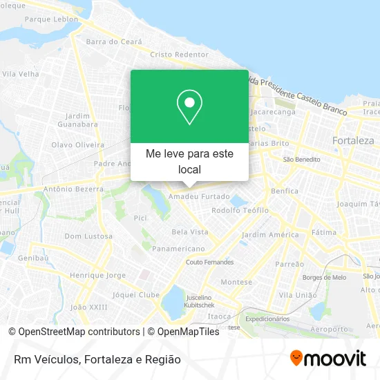 Rm Veículos mapa