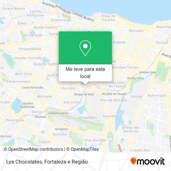 Lya Chocolates mapa