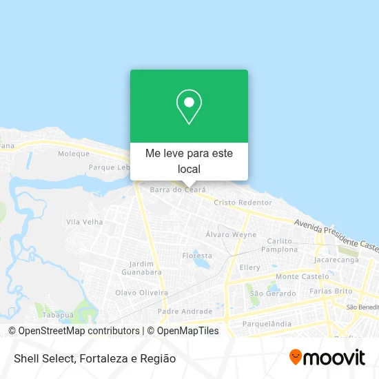 Shell Select mapa