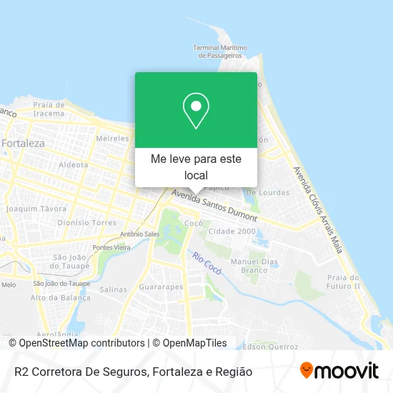 R2 Corretora De Seguros mapa