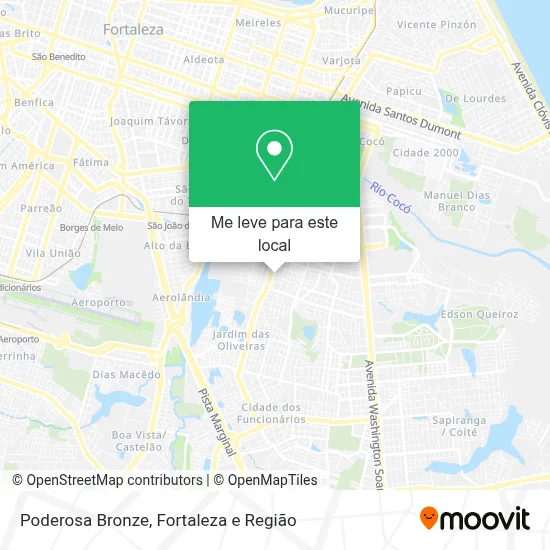 Poderosa Bronze mapa
