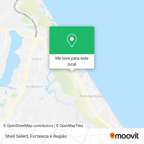 Shell Select mapa