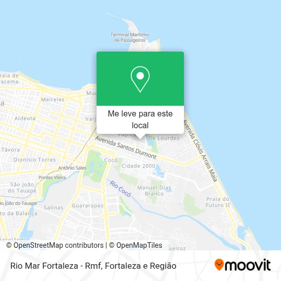 Rio Mar Fortaleza - Rmf mapa