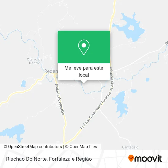 Riachao Do Norte mapa