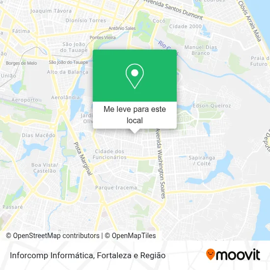 Inforcomp Informática mapa