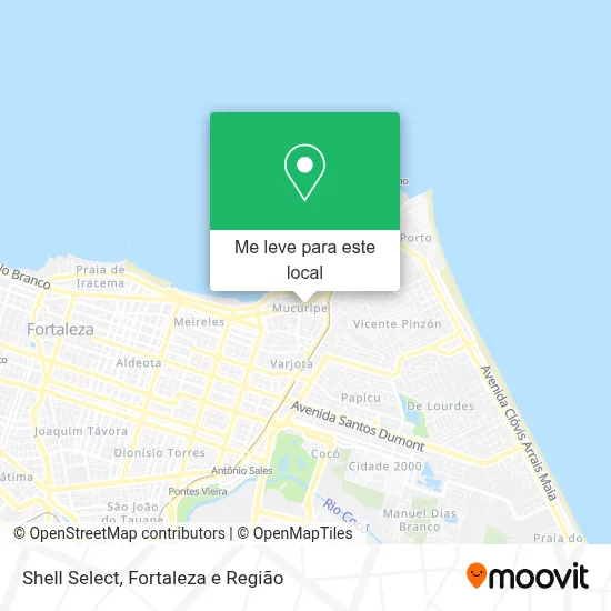 Shell Select mapa