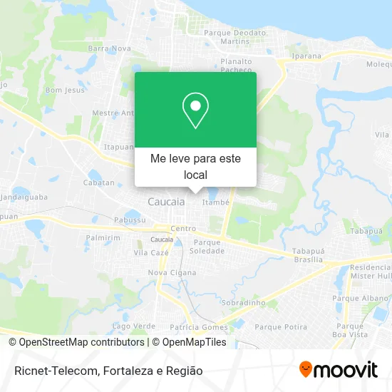 Ricnet-Telecom mapa