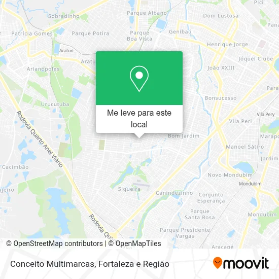 Conceito Multimarcas mapa