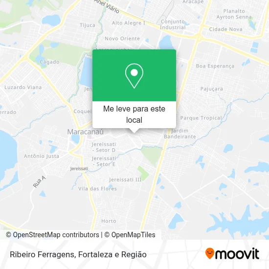 Ribeiro Ferragens mapa