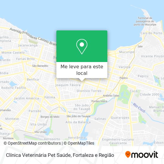 Clínica Veterinária Pet Saúde mapa