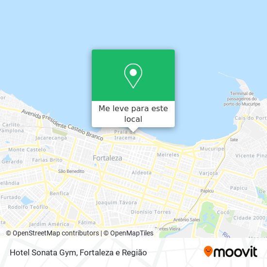 Hotel Sonata Gym mapa