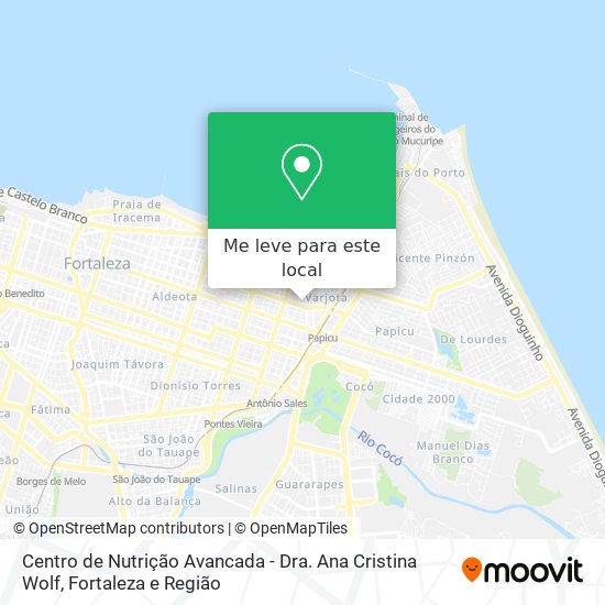 Centro de Nutrição Avancada - Dra. Ana Cristina Wolf mapa