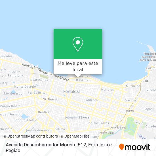 Avenida Desembargador Moreira 512 mapa