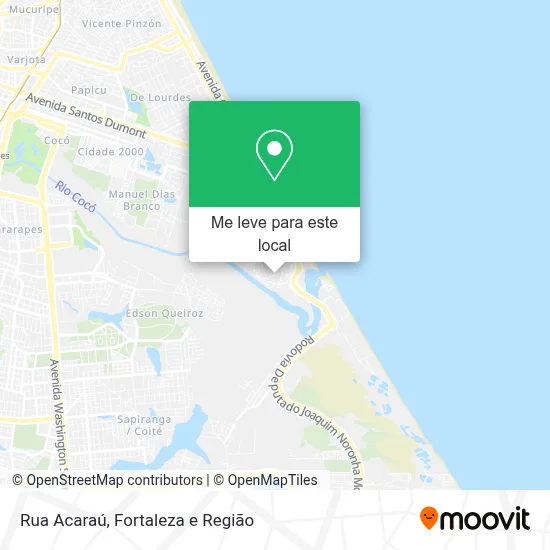 Rua Acaraú mapa