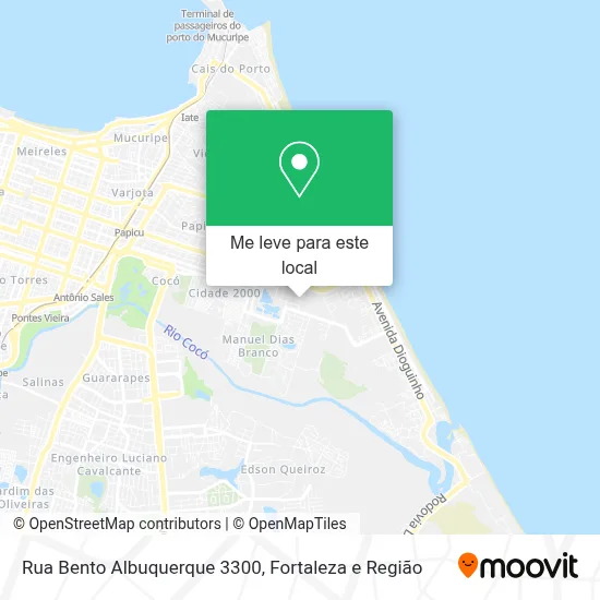 Rua Bento Albuquerque 3300 mapa