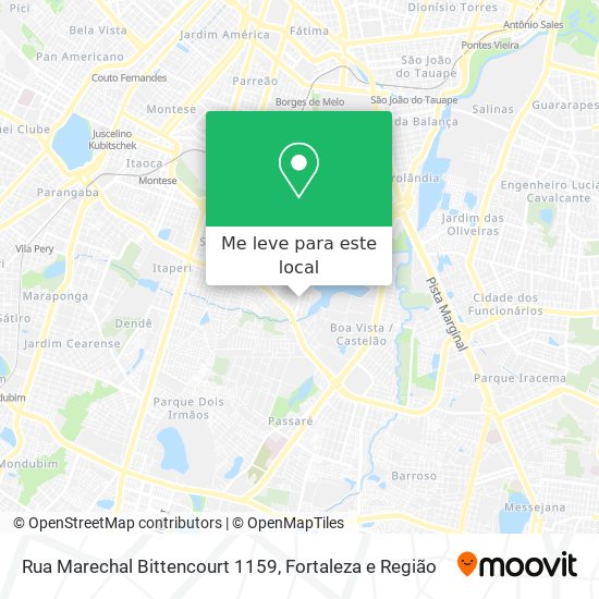 Rua Marechal Bittencourt 1159 mapa