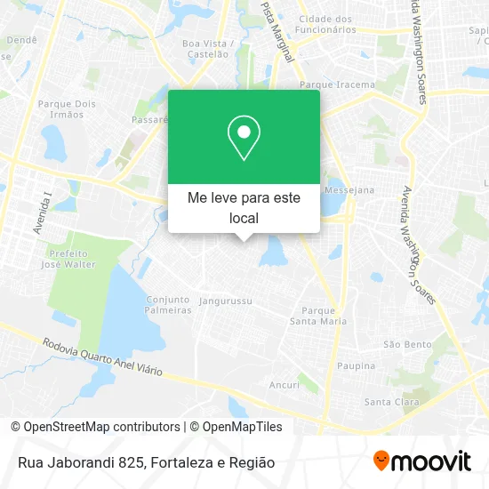 Rua Jaborandi 825 mapa