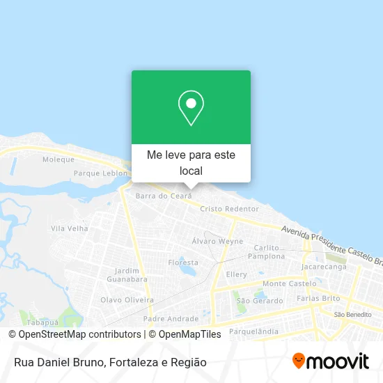 Rua Daniel Bruno mapa