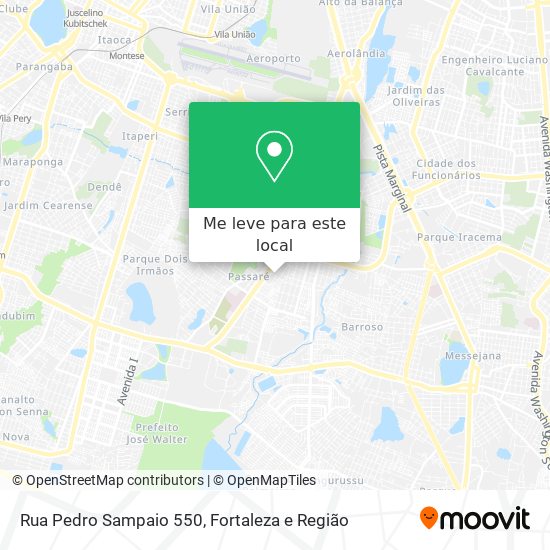 Rua Pedro Sampaio 550 mapa