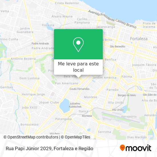 Rua Papi Júnior 2029 mapa