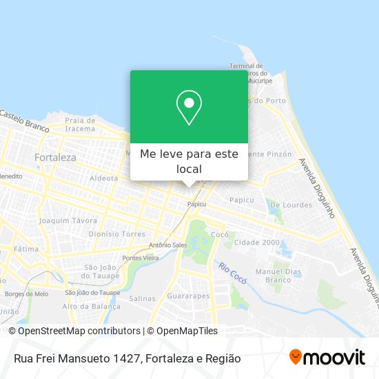 Rua Frei Mansueto 1427 mapa