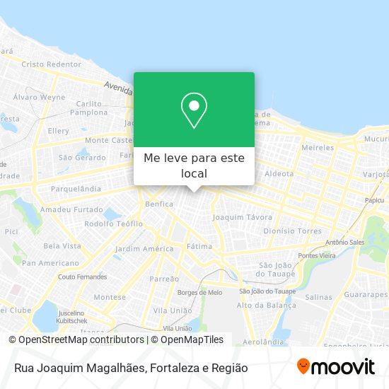 Rua Joaquim Magalhães mapa