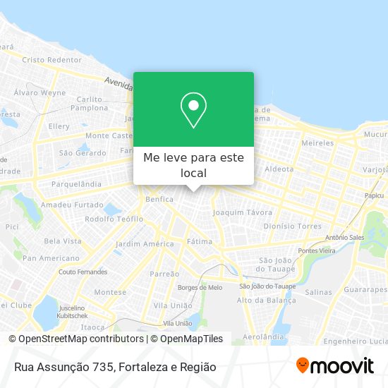 Rua Assunção 735 mapa