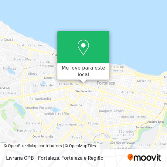 Livraria CPB - Fortaleza mapa