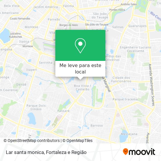 Lar santa monica mapa