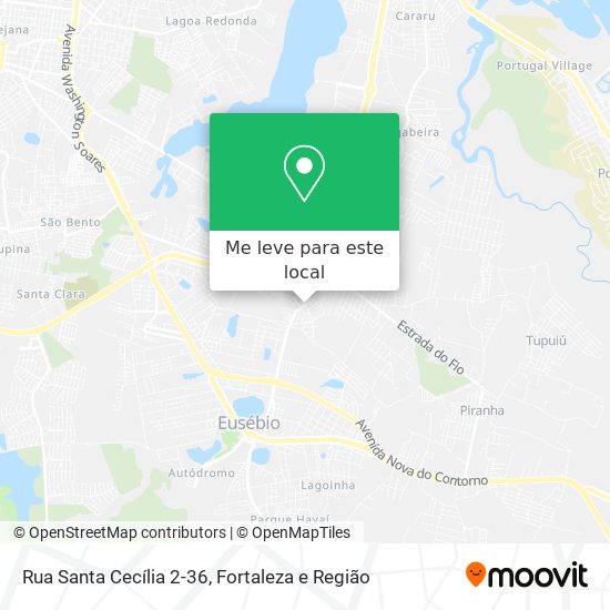 Rua Santa Cecília 2-36 mapa