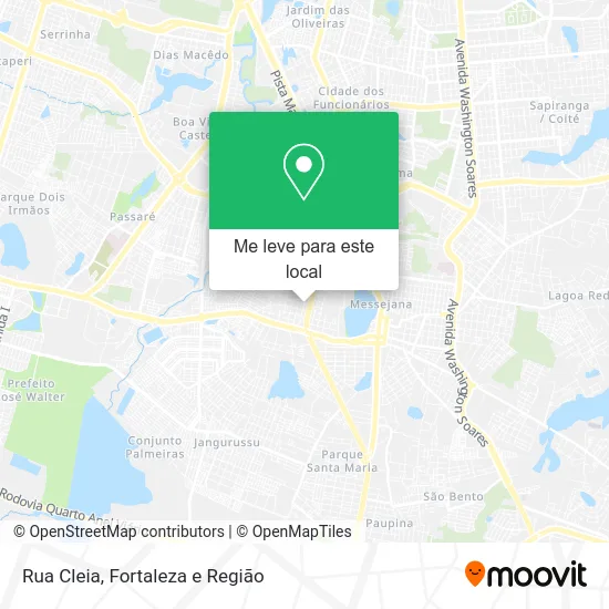 Rua Cleia mapa