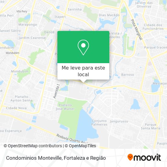 Condominios Monteville mapa
