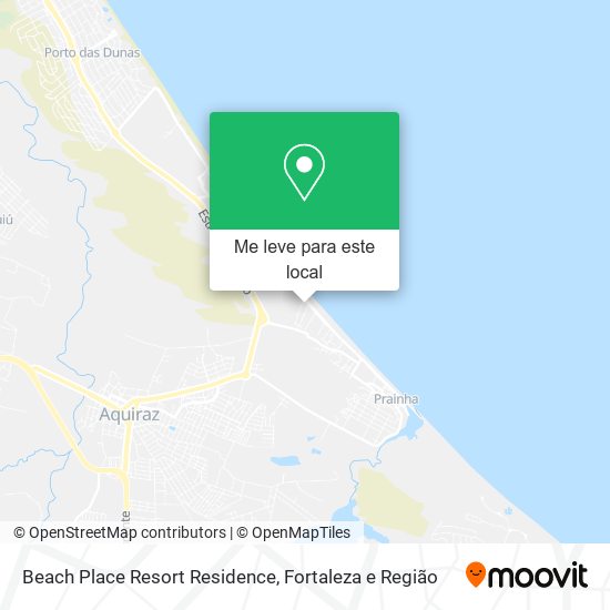 Beach Place Resort Residence mapa