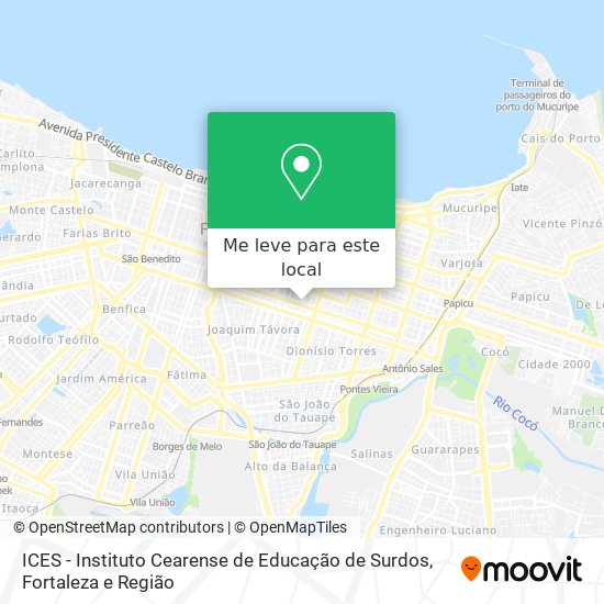 ICES - Instituto Cearense de Educação de Surdos mapa