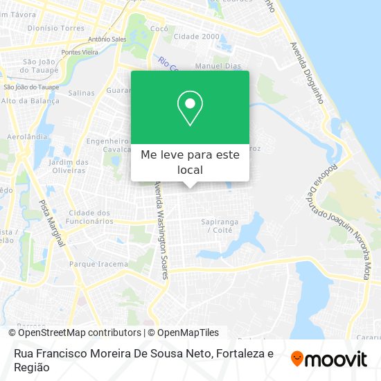 Rua Francisco Moreira De Sousa Neto mapa