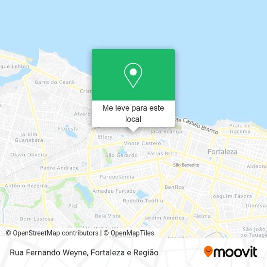 Rua Fernando Weyne mapa