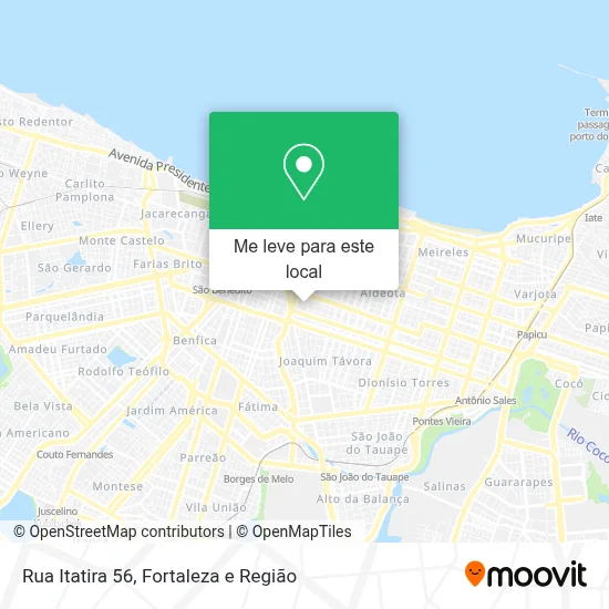 Rua Itatira 56 mapa