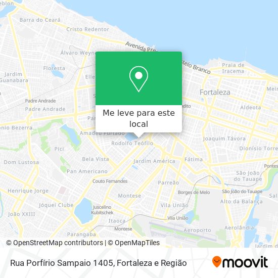 Rua Porfírio Sampaio 1405 mapa