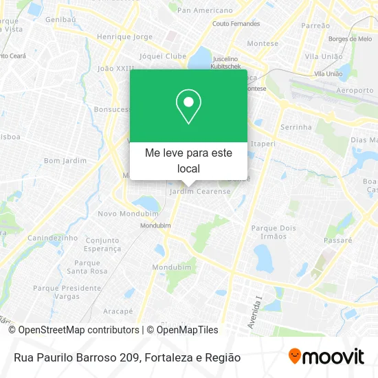 Rua Paurilo Barroso 209 mapa
