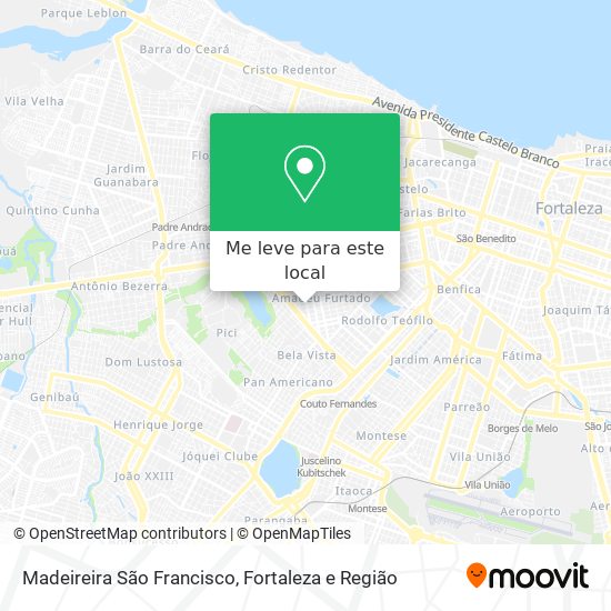 Madeireira São Francisco mapa