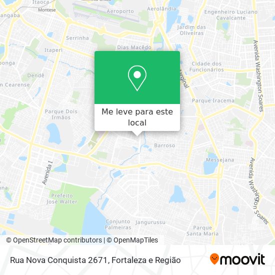 Rua Nova Conquista 2671 mapa