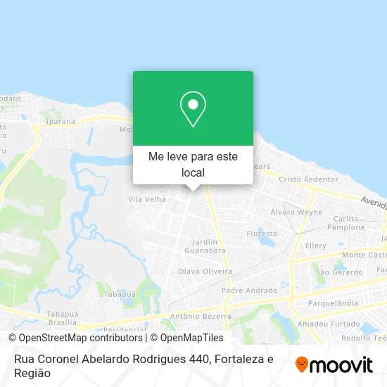 Rua Coronel Abelardo Rodrigues 440 mapa