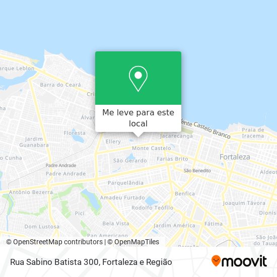 Rua Sabino Batista 300 mapa