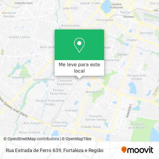 Rua Estrada de Ferro 639 mapa