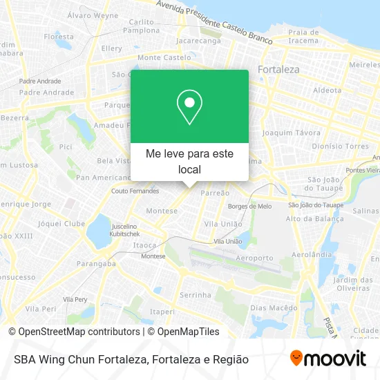SBA Wing Chun Fortaleza mapa