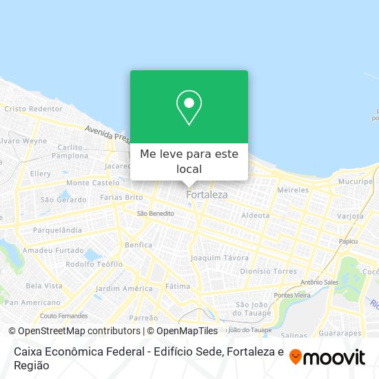 Caixa Econômica Federal - Edifício Sede mapa
