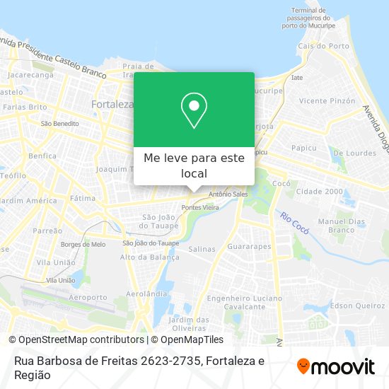 Rua Barbosa de Freitas 2623-2735 mapa